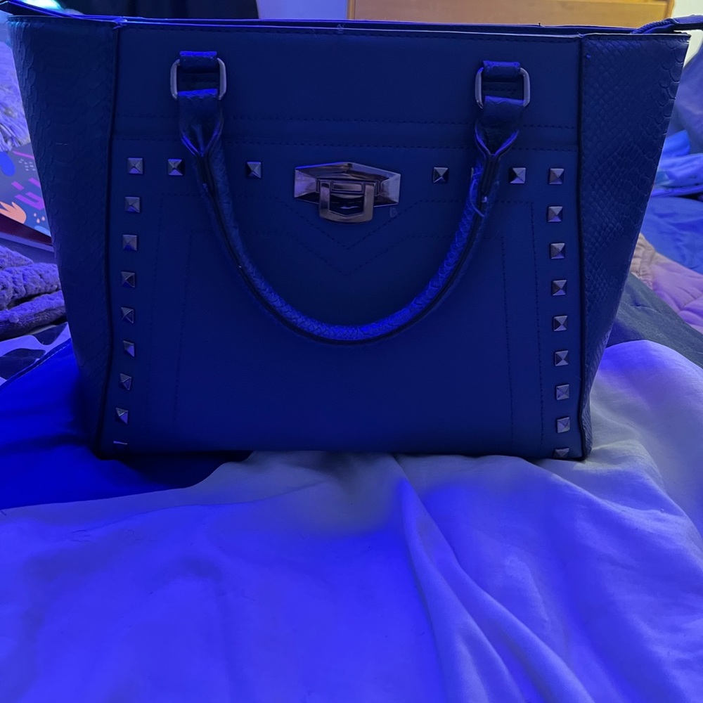 Beautiful studded weekender bag